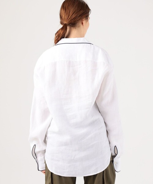 BOURRIENNE ParisX ブラウス シャツ CREPUSCULE リネンシャツ 