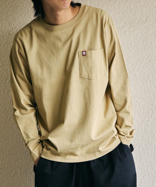 Coleman（コールマン） tシャツ 「 」ポケット付 ロングスリーブ T