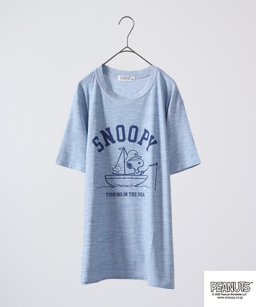 COACH×PEANUTS リネン混 スヌーピー Tシャツ 男女兼用 COACH OUTLET｜【COACH X PEANUTS】スヌーピー シグネチャー