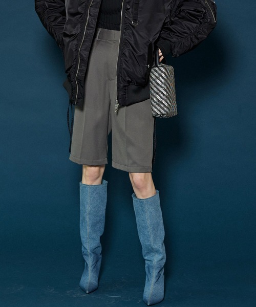 MAISON SPECIAL（メゾンスペシャル） スラックス パンツ 2way Two Tuck
