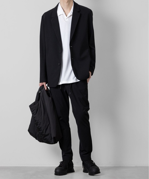 ATTACHMENT 24SS コットンジャージークロスポロシャツ ATTACHMENT ポロシャツ CO ジャージークロス / JERSEY CLOTH