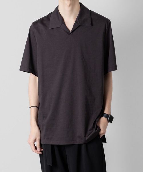 ATTACHMENT 24SS コットンジャージークロスポロシャツ ATTACHMENT｜コットンジャージークロス ポロシャツ | Rakuten
