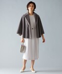 ワンピース 「洗える」ライトサテン ワンピースの詳細画像4