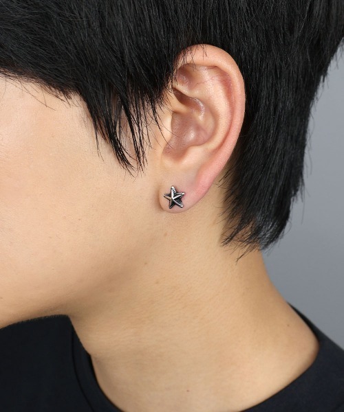 スタッドピアス 4INT. ピアス メンズライク スタッドピアス 2セット / チタン