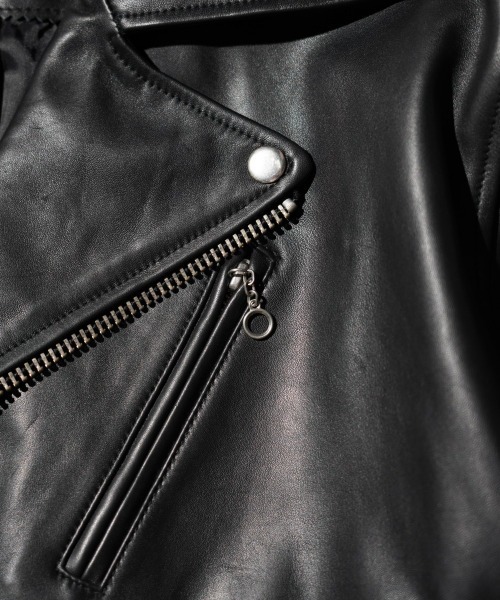 革ジャン ライダース 「TOWNCRAFT タウンクラフト」 LEATHER DOUBLE RIDERS　レザーライダースジャケット メンズの画像