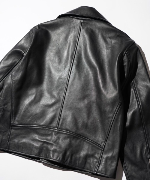 革ジャン ライダース 「TOWNCRAFT タウンクラフト」 LEATHER DOUBLE RIDERS　レザーライダースジャケット メンズの画像