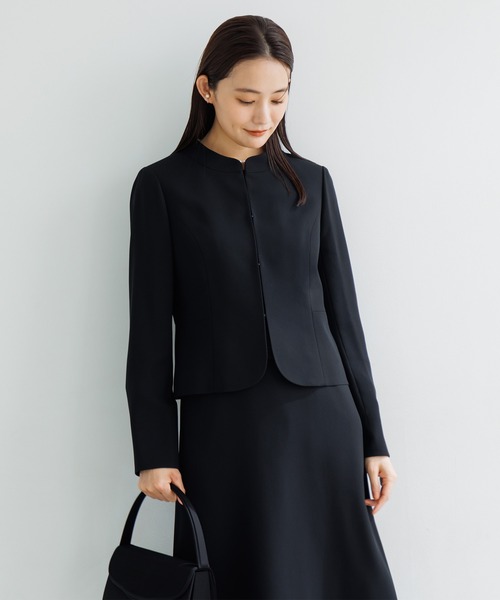 ワンピース　ジャケット　スカート form forma セットアップ 「喪服・礼服」スタンドカラー
