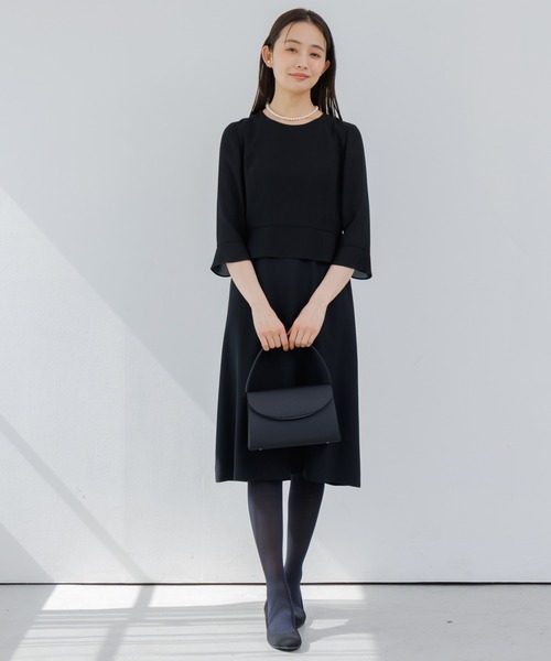 【未使用】礼服 黒フォーマルスーツ上下 form forma（フォルムフォルマ） 喪服 セレモニースーツ セットアップ