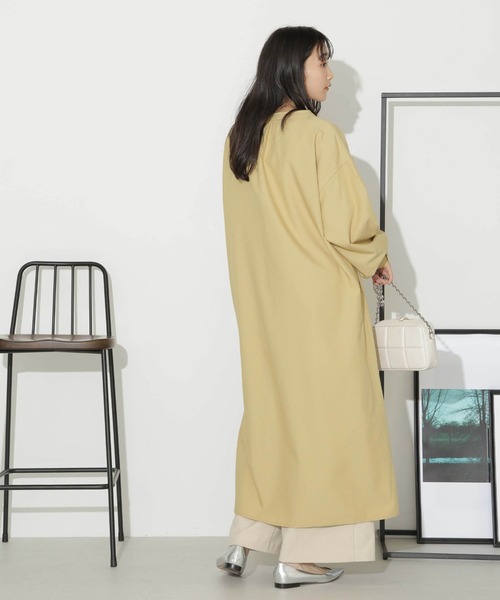 2017AW 新入荷人気　スキッパーサッシュベルトワンピース　 掲載同商品　 長袖 zozo 今期 秋 カーキ