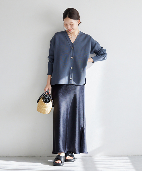 IENA スカート 「追加5」ダブルサテンスカート : ZOZOTOWN Yahoo