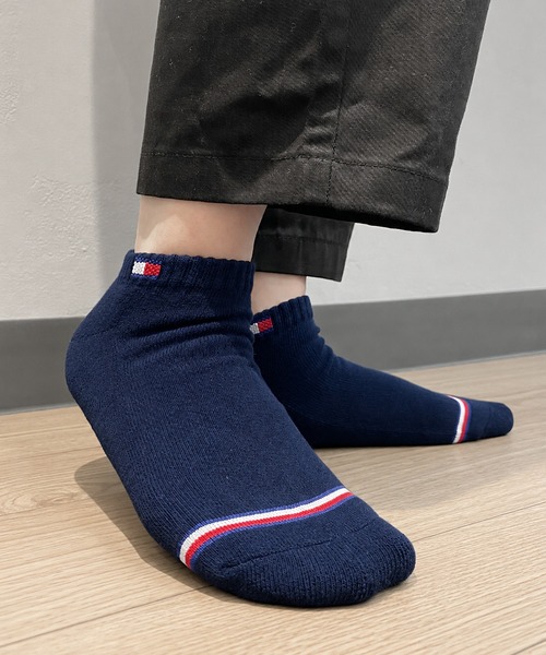 TOMMY HILFIGER（トミー・ヒルフィガー） 靴下 ブランド ロゴ フロント