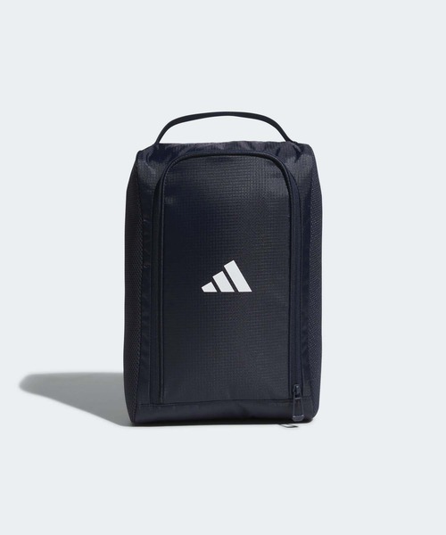 adidas エコバッグ サイドメッシュ ロゴシューズバッグ「adidas