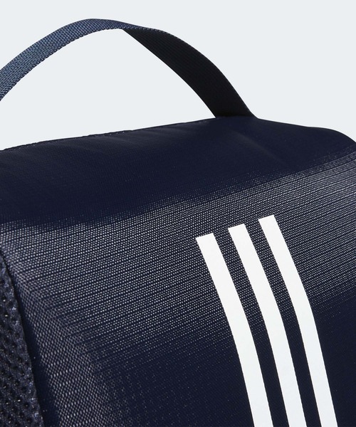 adidas エコバッグ サイドメッシュ ロゴシューズバッグ「adidas