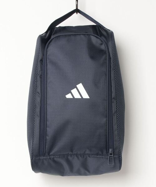 adidas エコバッグ サイドメッシュ ロゴシューズバッグ「adidas