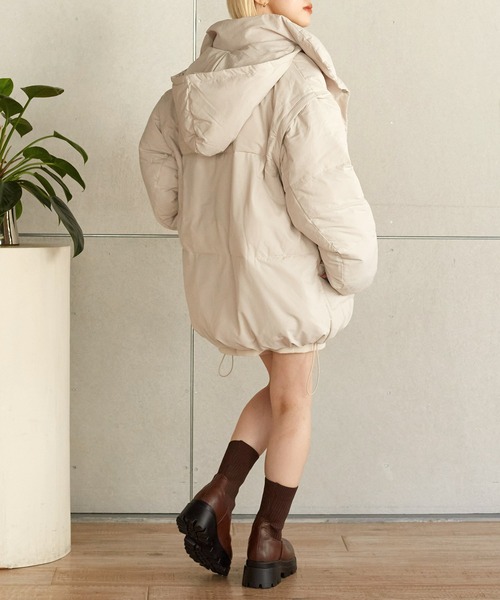 w closet アウター　フリーサイズ　ベージュ w closet 「w closet」 ブルゾン FREE ベージュ レディース