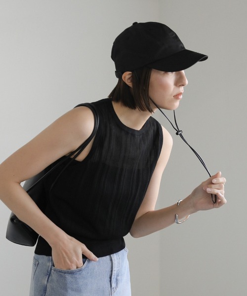 select MOCA（セレクトモカ） キャップ 帽子 ストラップ付きナイロン
