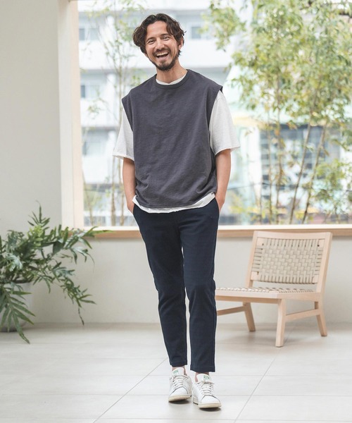 MUTA ナイロンストレッチ アンクルパンツ サイズ6 ストレッチナイロン スラックス [全4色] – muta Online Store