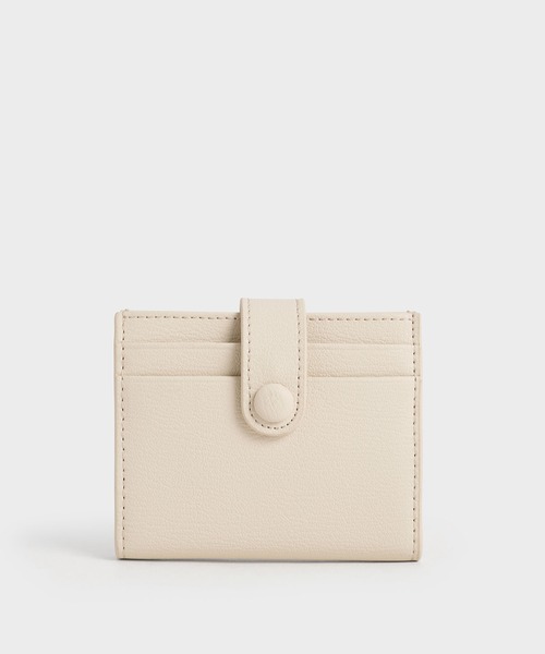 CHARLES ＆ KEITH カードケース スナップボタンカードホルダー