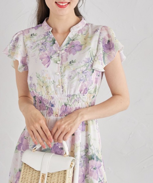 tocco closet ワンピース ウエストシャーリングスキッパー