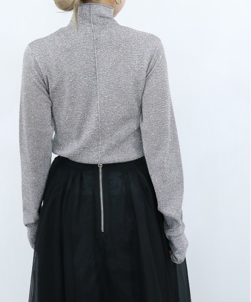 ニット セーター シャインラメニット レディース Marilyn Moon ニット セーター シャインラメニット レディース