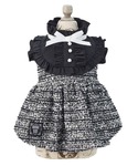 犬 服 ANNA SUI/リボンタイツイードワンピの詳細画像1