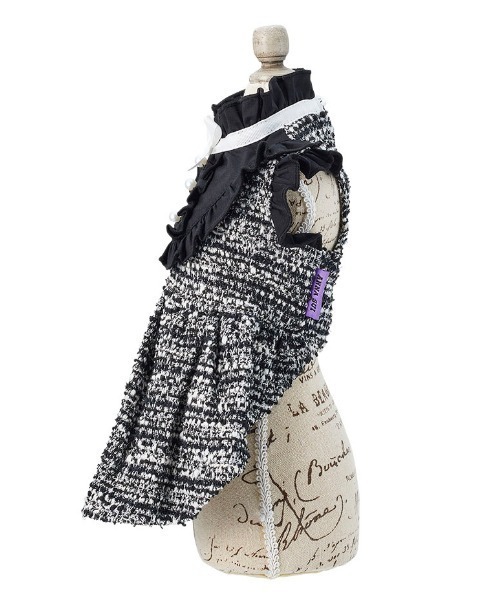 アナスイ　ツイードワンピースコート ANNA SUI（アナスイ） 犬 服 ANNA SUI/リボンタイツイードワンピ