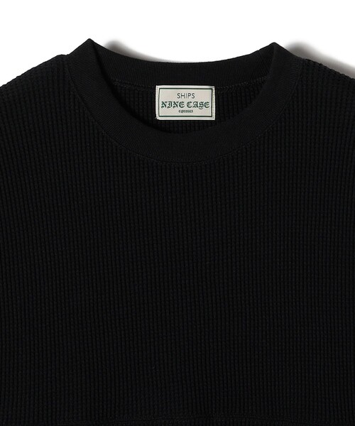 tシャツ SHIPS NINE CASE:ワッフル ロング スリーブ TEE レディース SHIPS tシャツ NINE CASE:ワッフル ロング スリーブ TEE