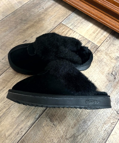 スリッポン モコモコ フェイクムートンボア レディース : ZOZOTOWN