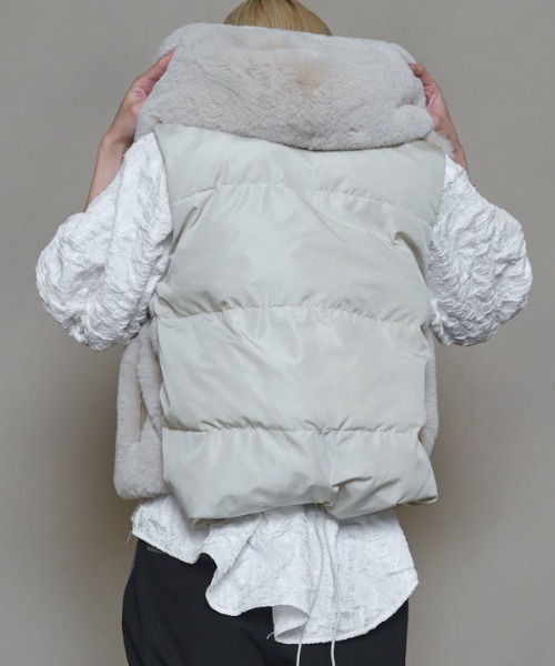 Muel Chic ベスト ジレ Mont Fake mouton Vest モントフェイク