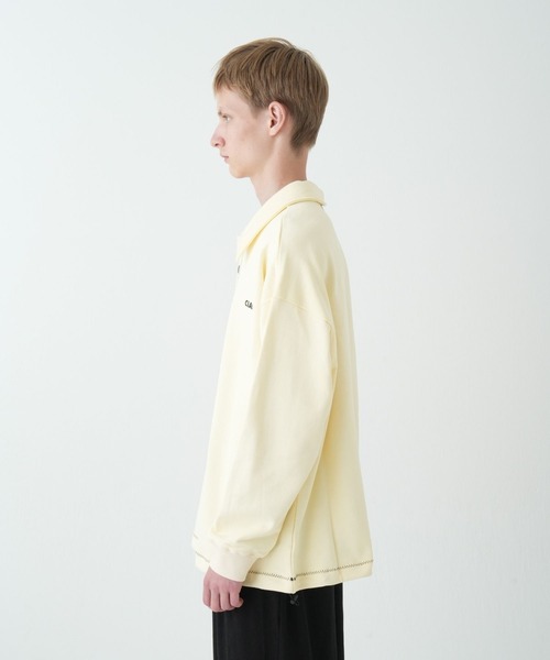 chis.u様 CIASU トレーナー スウェット Giza Stitch Drawstring Polosweat