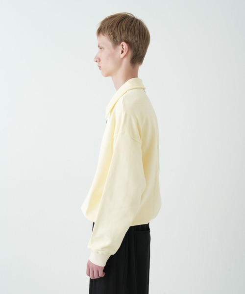 CIASU トレーナー スウェット Giza Stitch Drawstring Polosweat