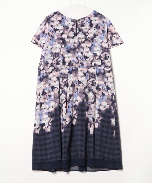 競売 Rose Tiara 「Rose Tiara」 半袖ワンピース 46 パープル ワンピース