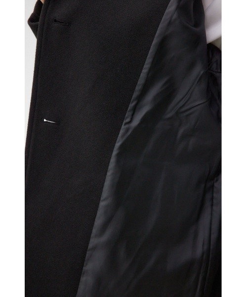 マウジー　スタンドカラー　ミドル　ピーコート　ハーフ　黒　S～M　♡新品未使用♡ ピーコート（ミドル丈）ファッション通販 - ZOZOTOWN