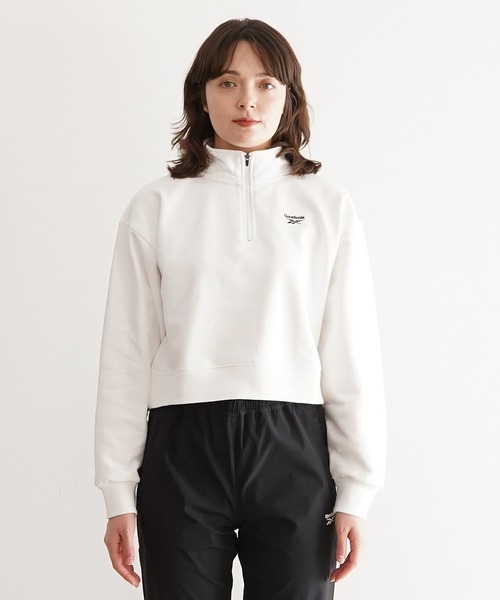 PR01. トレーナー スウェット Reebok ハーフジップスウェットトップス