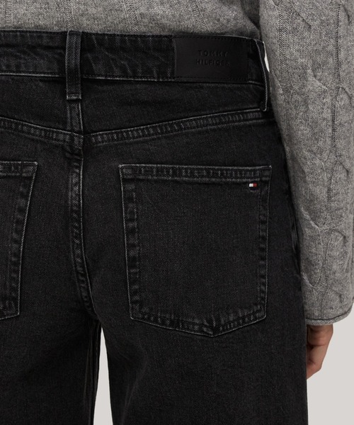 TOMMY JEANS パンツ デニム ジーンズ ワイドレッグデニムキュロット 