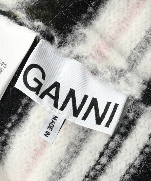 GANNI ニット帽 ニットキャップ 「GANNI / ガニー」 Striped