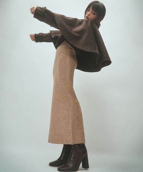 AMBIENT（アンビエント） ジャケット ノーカラージャケット ケープ