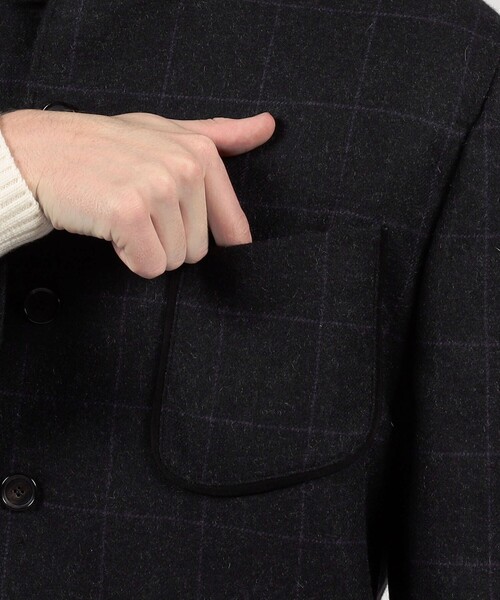 ブルゾン アウター 「別注」CARUSO ウール フォレスティエールジャケット メンズの画像