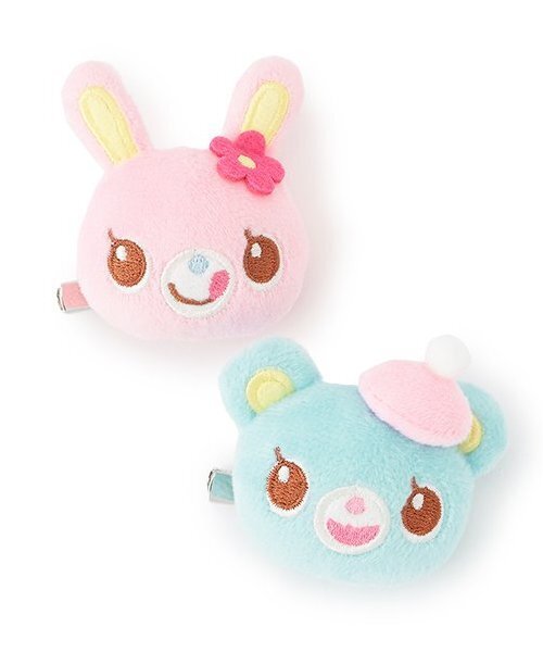 激レア！メゾピアノ♡ミミポポちゃん♡ぬいぐるみヘアピン mezzo piano ミミ・ポポ ぬいぐるみバッジ＆ヘアクリップ : ZOZOTOWN