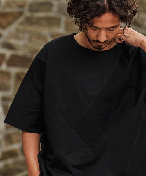 CAMBIO tシャツ mt9420- Random Patchwork Design MINI URAKE