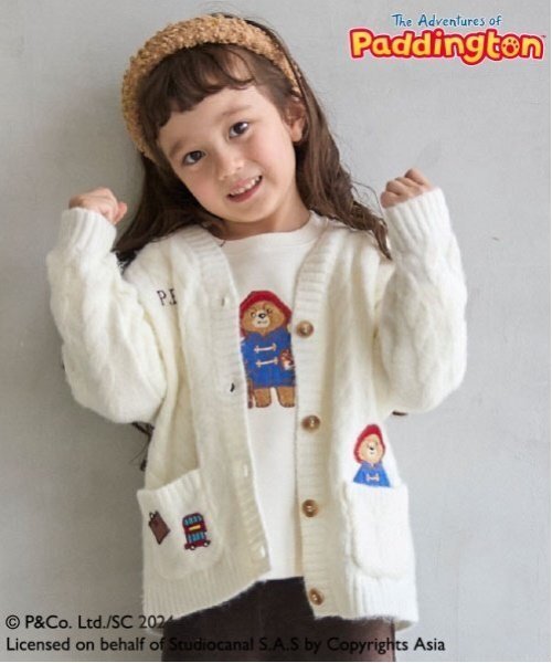 MONNALISA カーディガン モナリザ ボレロ キッズ 子供服 女の子