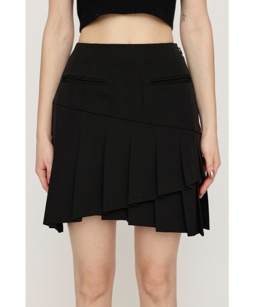 SLY スカート RANDOM HEM PLEATS S/SK ランダムヘム プリーツ