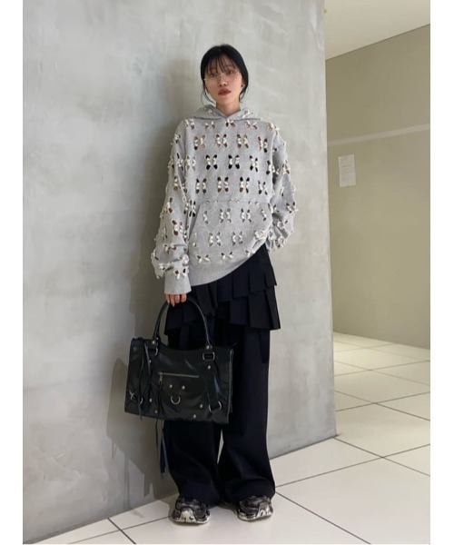SLY スカート RANDOM HEM PLEATS S/SK ランダムヘム プリーツ