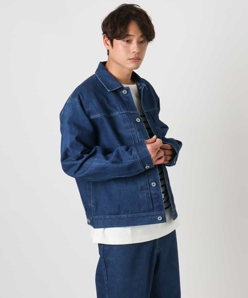 a.v.v（アー・ヴェ・ヴェ） デニムジャケット gジャン 「大人デニム
