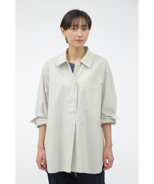 ブラウス シャツ ORGANIC COTTON PLAINWEAVE レディース