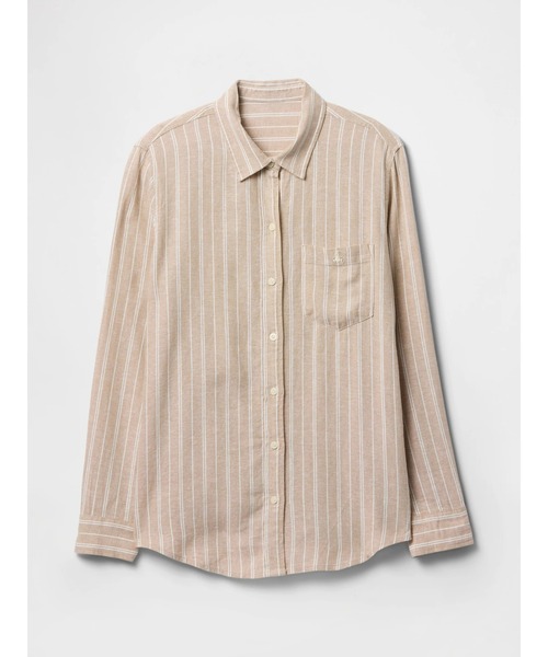ブラウス シャツ リネンイージーシャツ レディース GAP ブラウス シャツ リネンブレンド イージーシャツ レディース
