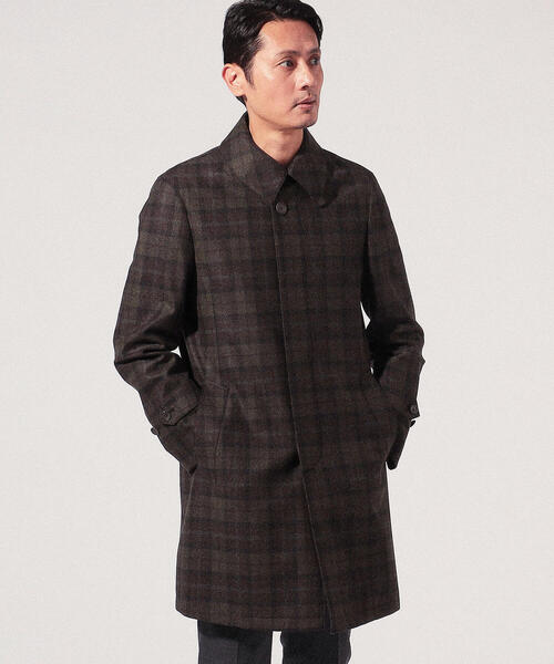 TOMORROWLAND　メンズ グレー ステンカラーコート TOMORROWLAND（トゥモローランド） ステンカラーコート M