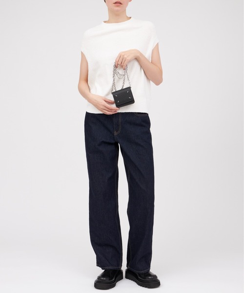 fiv【限定価格12/21迄】MaisonMargiela チェーンウォレ Black Leather Buttoned Chain Wallet | Maison Margiela