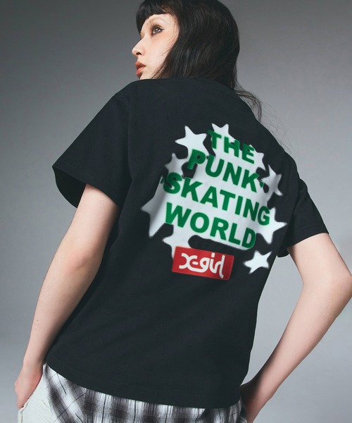 tシャツ STAR SPRAY LOGO S/S TEE レディース メンズ
