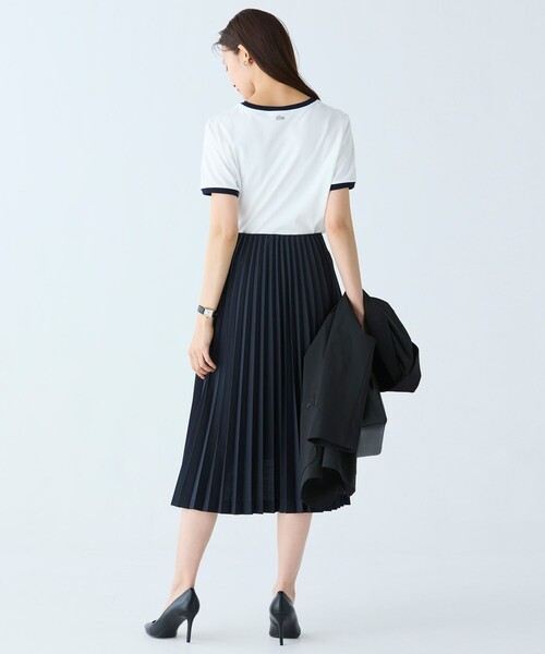 LACOSTE（ラコステ） スカート 前後切り替えプリーツスカート